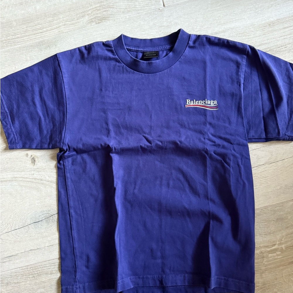Balenciaga Kids blue T-Shirt